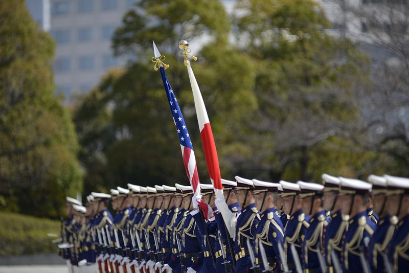 &copy; Reuters. アングル：日米首脳会談、対中圧力での連携探る　政権浮揚に懸念材料も