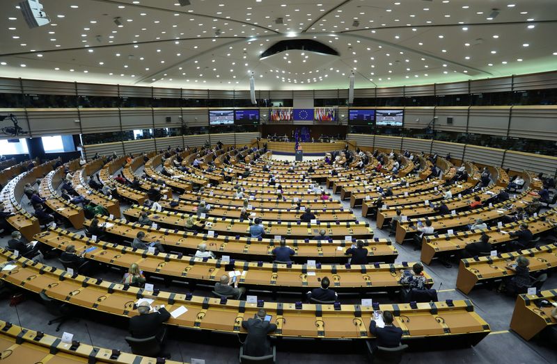 &copy; Reuters. Sessão do Parlamento europeu, em Bruxelas