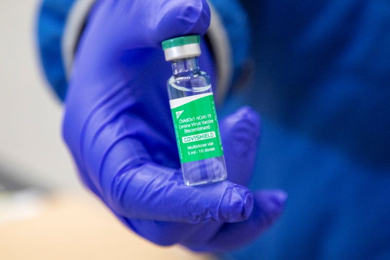 &copy; Reuters. Arrival of AstraZeneca vaccines in Canada