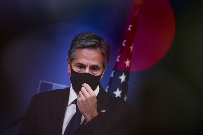 &copy; Reuters. وزير الخارجية الأمريكي: إعلان إيران بشأن تخصيب اليورانيوم &quot;استفزاز&quot;