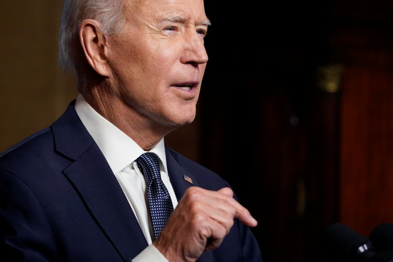 &copy; Reuters. Biden faz discurso sobre Afeganistão na Casa Branca