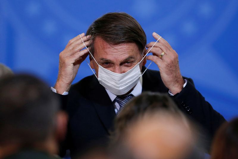 &copy; Reuters. Presidente Jair Bolsonaro durante cerimônia no Palácio do Planalto