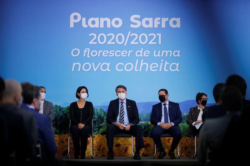 &copy; Reuters. Cerimônia de lançamento do Plano Safra 2020/21 em Brasília