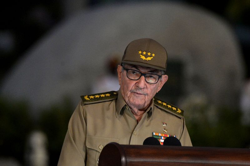 &copy; Reuters. Foto de arquivo do ex-presidente de Cuba Raúl Castro