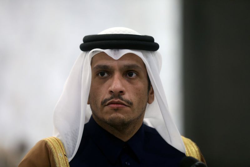 &copy; Reuters. FILE PHOTO: Qatari foreign minister Sheikh Mohammed bin Abdulrahman Al-Thani