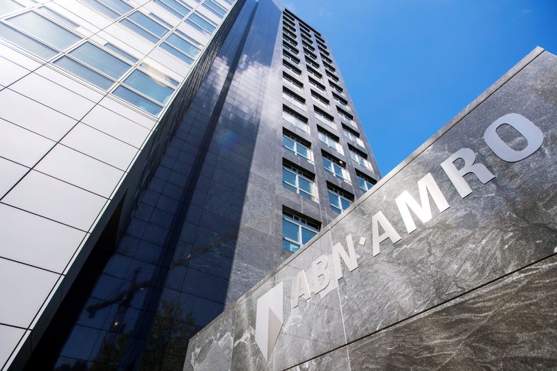 &copy; Reuters. FILE PHOTO: ABN AMRO logo is seen at the headquarters in Amsterdam