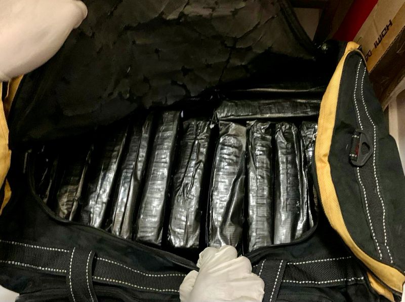 &copy; Reuters. Illicit drugs seized by local police from a storeroom in a residential unit in Singapore