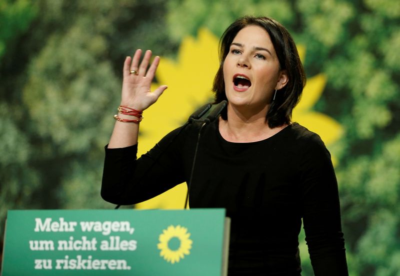 &copy; Reuters. FILE PHOTO: Germany&apos;s Green Party delegates conference in Bielefeld