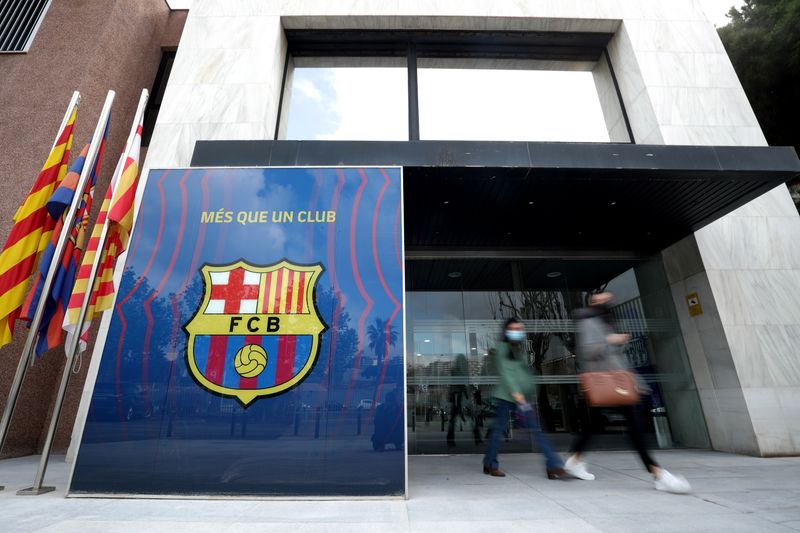© Reuters. Twelve of Europe's top football clubs launch a breakaway Super League