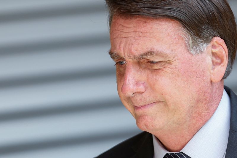 &copy; Reuters. Presidente Jair Bolsonaro em Brasília