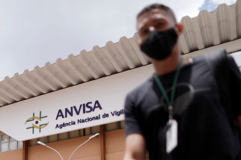 &copy; Reuters. FOTO DE ARCHIVO. Vista general de la sede del regulador sanitario brasileño Anvisa en Brasilia, Brasil