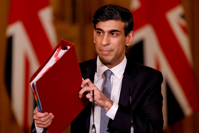 © Reuters. Rishi Sunak, ministro das Finanças britânico