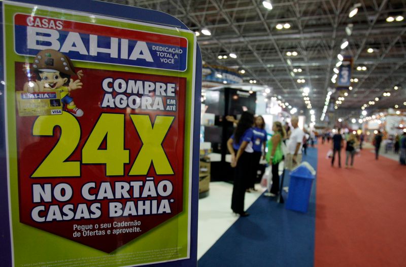 © Reuters. Loja das Casas Bahia, da Via Varejo, no Rio de Janeiro (RJ)