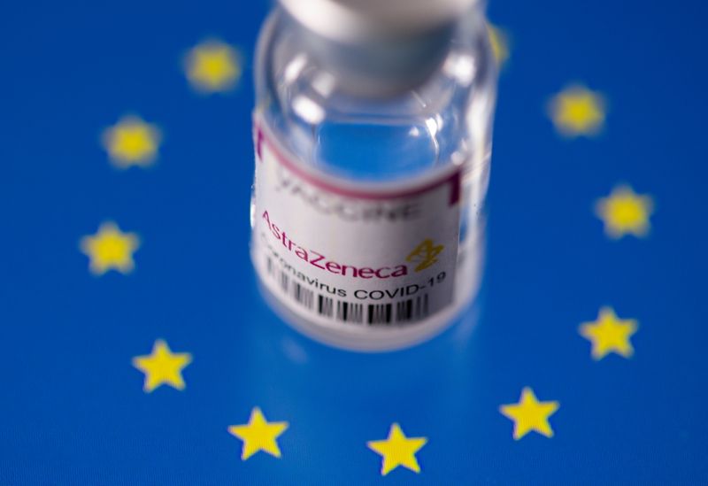 &copy; Reuters. CORONAVIRUS: L&apos;UE POURRAIT CESSER DE COMMANDER DES VACCINS ASTRAZENECA, SELON BEAUNE