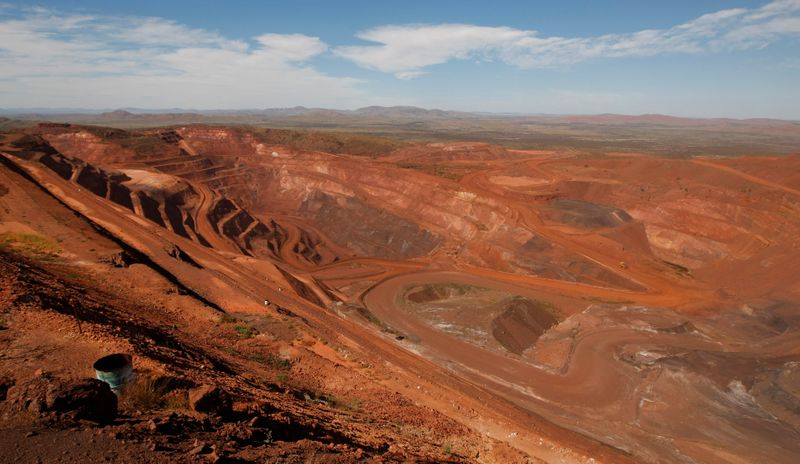 &copy; Reuters. Mina de minério de ferro da Rio Tinto em Tom Price, na Austrália