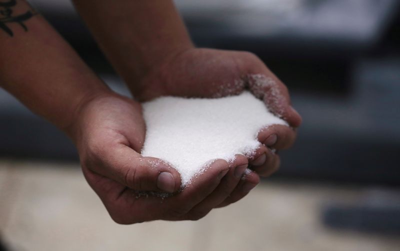 &copy; Reuters. Produção de açúcar