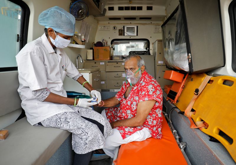 &copy; Reuters. Spread of the coronavirus disease (COVID-19) in Ahmedabad