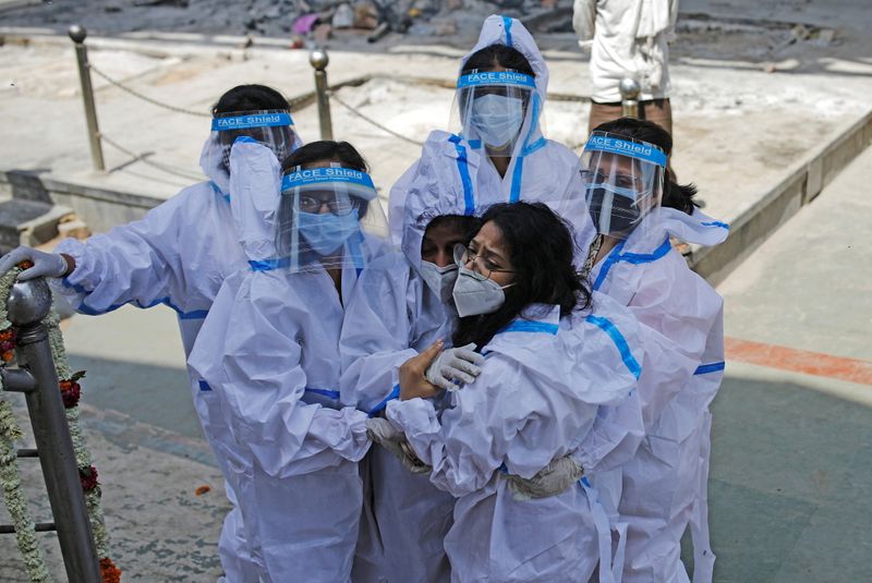 &copy; Reuters. Spread of the coronavirus disease (COVID-19) in New Delhi