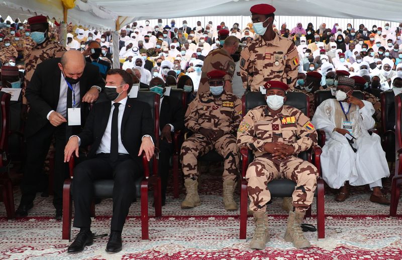 &copy; Reuters. Funeral of late Chad&apos;s President Deby in N&apos;Djamena