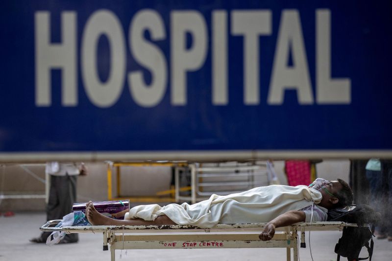 &copy; Reuters. COVID-19 pandemic in New Delhi