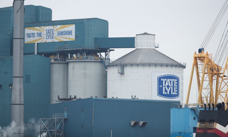 &copy; Reuters. The factory of Tate &amp; Lyle Sugars is seen in London