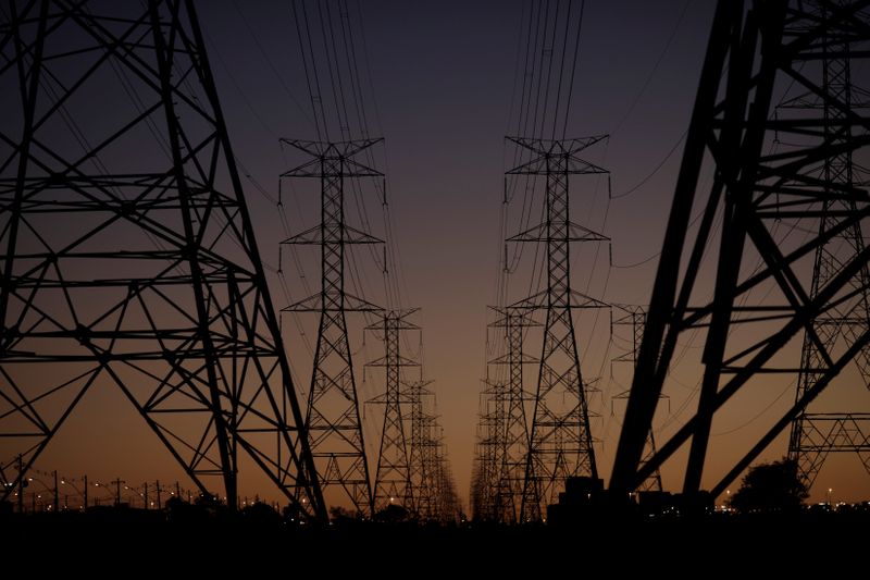 © Reuters. Linhas de transmissão de energia em Brasília (DF)