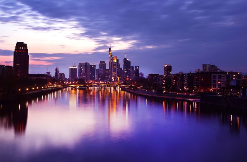 &copy; Reuters. Cidade de Frankfurt, Alemanha