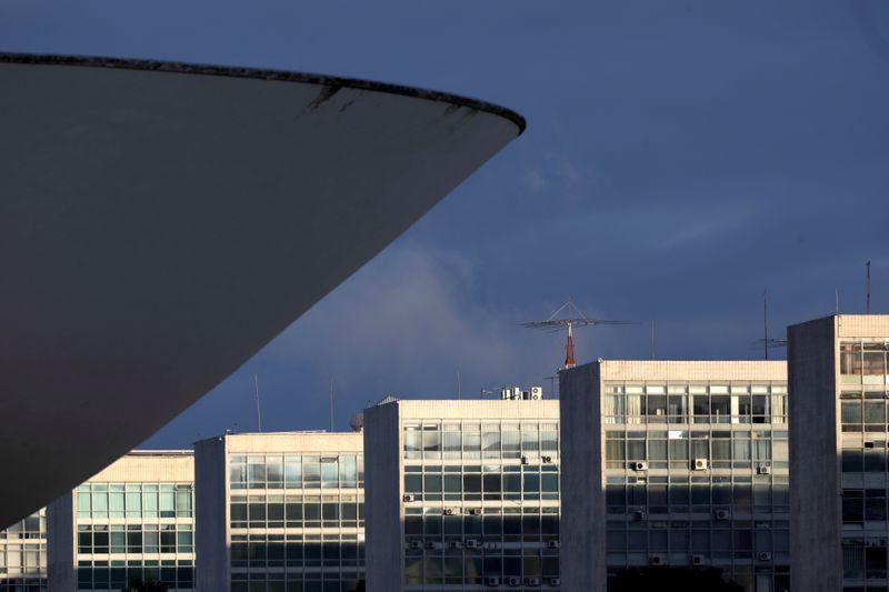 &copy; Reuters. Vista da Esplanada dos Ministérios, em Brasília (DF)