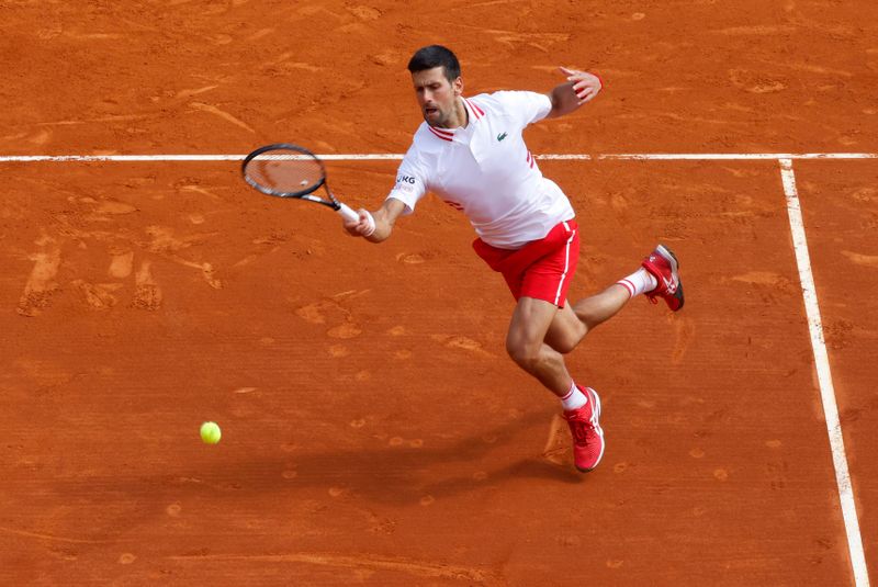 &copy; Reuters. ديوكوفيتش ينسحب من بطولة مدريد المفتوحة