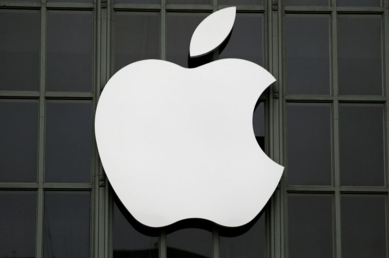 © Reuters. Logo da Apple fotografado em São Francisco, Califórnia (EUA)