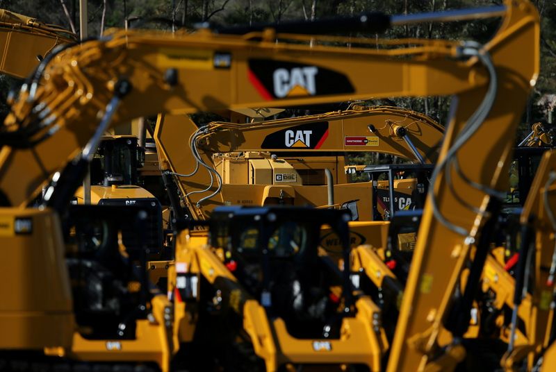 &copy; Reuters. FILE PHOTO: Caterpillar equipment at a retail site in San Diego California