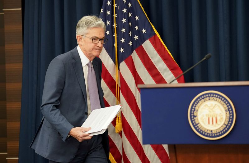 &copy; Reuters. Chair do Federal Reserve, Jerome Powell, em Washington