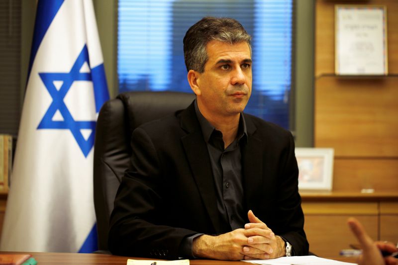 &copy; Reuters. وزير المخابرات الإسرائيلي: طائراتنا قادرة على الوصول لإيران