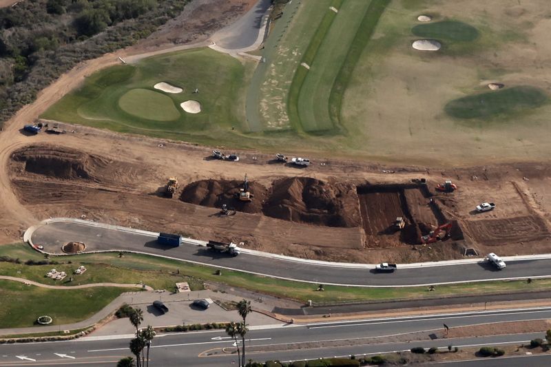 &copy; Reuters. The Trump National Golf Club is seen in Rancho Palos Verdes
