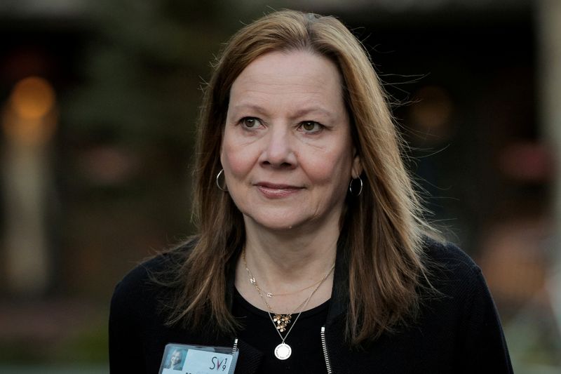 &copy; Reuters. FILE PHOTO: General Motors Chief Executive Officer Mary Barra