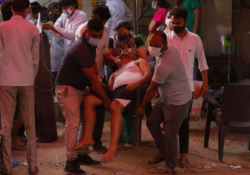 © Reuters. Outbreak of the coronavirus disease (COVID-19), in Ghaziabad