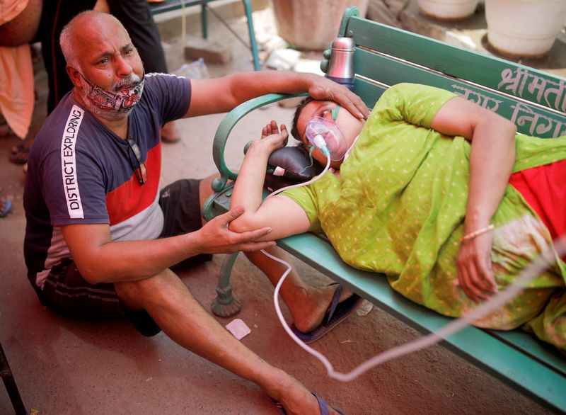 © Reuters. Coronavirus disease (COVID-19) outbreak in Ghaziabad