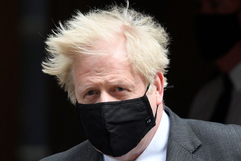 &copy; Reuters. Foto de archivo del primer ministro británico, Boris Johnson. 
Abril 28, 2021. REUTERS/Toby Melville