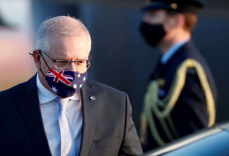 &copy; Reuters. Australian Prime Minister Scott Morrison visits Tokyo