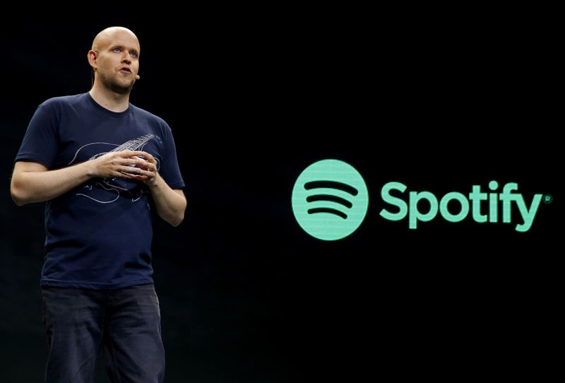 &copy; Reuters. El CEO de Spotify, Daniel Ek, en un evento en Nueva York, EEUU, 20 mayo 2015.
REUTERS/Shannon Stapleton
