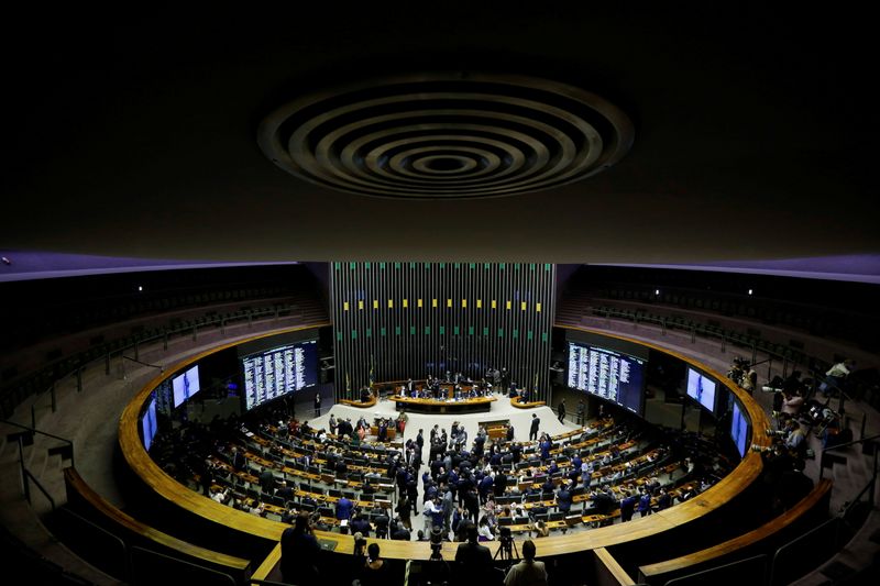 © Reuters. Vista do plenário da Câmara dos Deputados em Brasília
01/02/2021 REUTERS/Adriano Machado