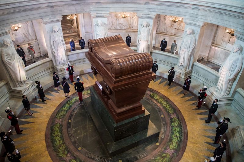 &copy; Reuters. 200th anniversary of Napoleon Bonaparte&apos;s death in Paris