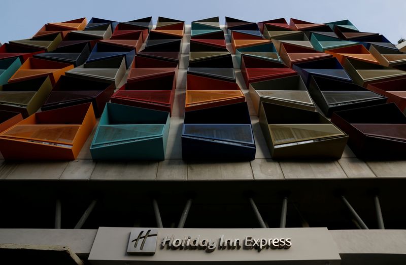 &copy; Reuters. FILE PHOTO: The Holiday Inn Express is seen in St Julian's, Malta, April 13, 2018. REUTERS/Darrin Zammit Lupi/File Photo