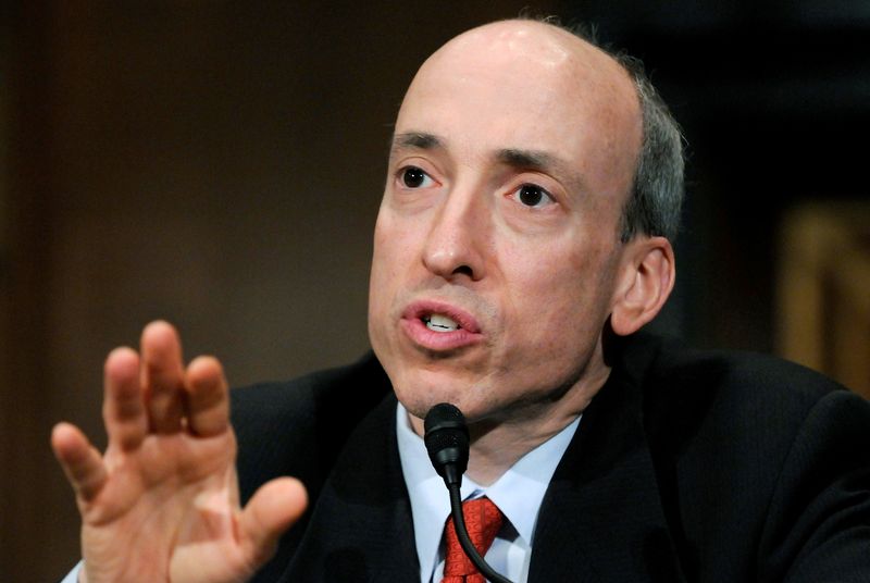 &copy; Reuters. FILE PHOTO: Commodity Futures Trading Commission Chairman Gensler testifies on Capitol Hill in Washington