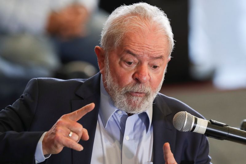 &copy; Reuters. Ex-presidente Luiz Inácio Lula da Silva em São Bernardo do Campo
10/03/2021
REUTERS/Amanda Perobelli