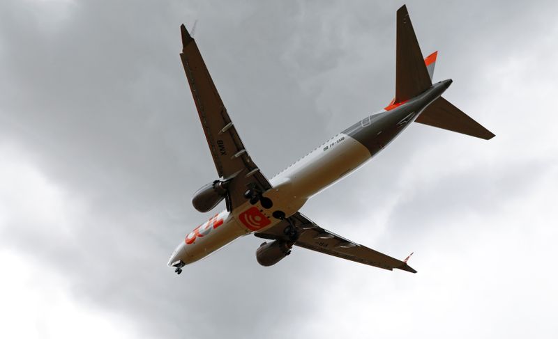 &copy; Reuters. Boeing 737 Max operado pela Gol. 9/12/2020. REUTERS/Diego Vara
