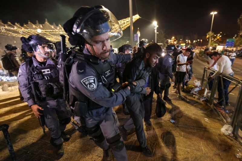 © Reuters. Tension in Jerusalem
