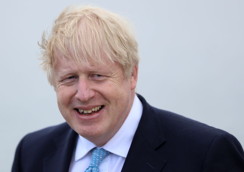 &copy; Reuters. Premiê britânico, Boris Johnson, em Hartlepool, no Reino Unido
07/05/2021 REUTERS/Lee Smith