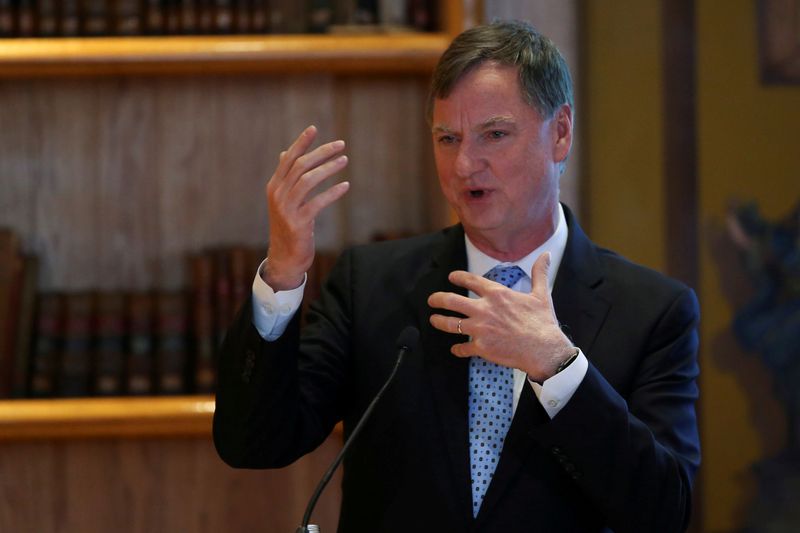 &copy; Reuters. FILE PHOTO: Chicago Federal Reserve Bank President Charles Evans speaks during the Global Interdependence Center Members Delegation Event in Mexico City, Mexico, February 27, 2020. REUTERS/Edgard Garrido/File Photo