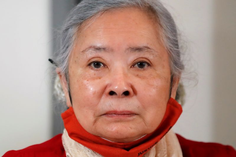 &copy; Reuters. Tran To Nga, a French-Vietnamese woman, who claims she was a victim of Agent Orange, attends a news conference in Paris, France, May 11, 2021.  REUTERS/Sarah Meyssonnier
